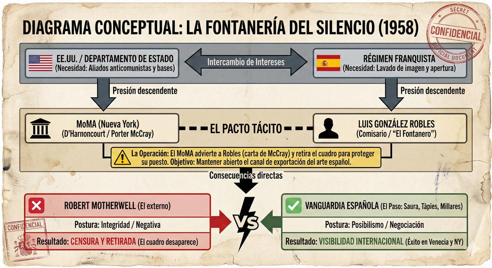 El cuadro que sabía demasiado: Motherwell, el MoMA y la diplomacia del silencio